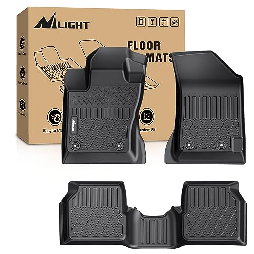 Nilight TPE Floor Mats for Jeep Compass 2017 2018 2019 2020 2021 2022 2023 2024 2025 All Weather Custom Fit Heavy Duty Floor Liners
