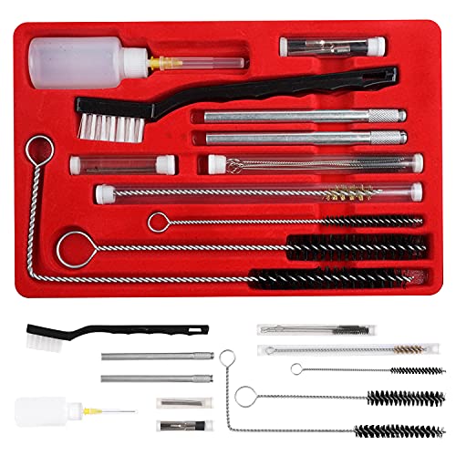 CANOPUS Professional Spray Gun Cleaning Kit, 23 Piece Complete Maintenance Set for Cleaning HVLP Spray Guns, Paint Guns, Air Tools, Airbrush, Storage Case Included