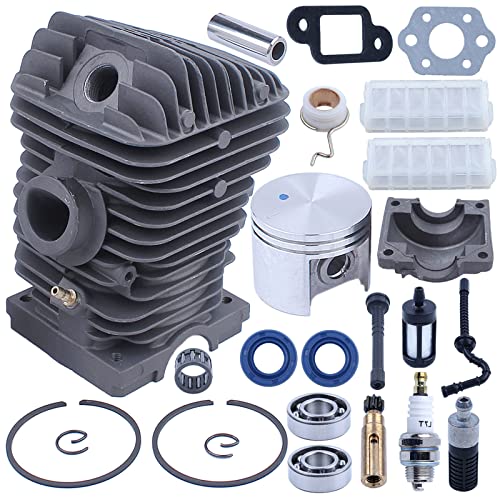 Mtanlo for Stihl 025 023 MS250 MS230 for Chainsaw, Cylinder Piston Kit, 1123 020 1209, 1123 021 2500, 1123 358 7701
