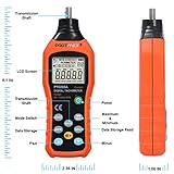 Protmex PT6208A Digital Contact Tachometer, Contact Measurement Speed Tach Meter, 50-19999RPM Speed Meter, Contact Tach RPM Meter with 100 Groups Data Logging, Data Hold, Max/Min/AVG, Backlight