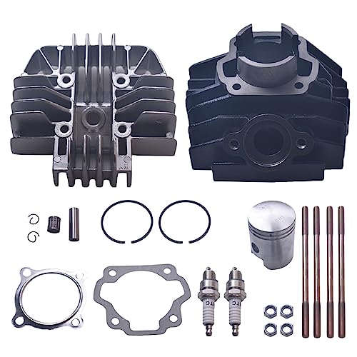 Cylinder Gasket Piston Ring Kit fit for Yamaha PW 80 PW80 1983-2006 Replaces OEM# 21W-11111-00-00, 1W7-11181-00-00,4AW-11351-00-00, 3E5-11631-00-97