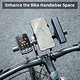 ROCKBROS Bike Handlebar Extender Handlebar Extension Double Bike Handlebar Bracket Lightweight Durable for Holding Bicycle Speedometer, GPS, Phone Mount Holder