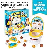 Brybelly The Original Shoot The Poop - Funny Family Game - Fast and Frenzied Flushing Poop Game with Fun Sounds for Kids (Shoot The Poop: Unicorn Edition)