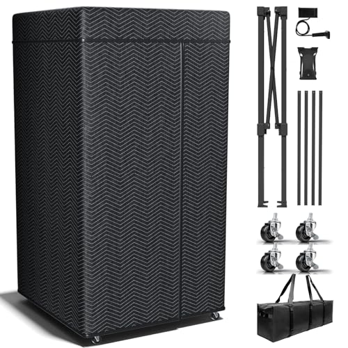 XL Portable Recording Booth, Complete Home Recording Studio Soundproof Vocal Booth, Foldable with Travel Bag for Echo-Free Studio-Quality Sound, Ideal for Voiceovers, Podcasts, and Music