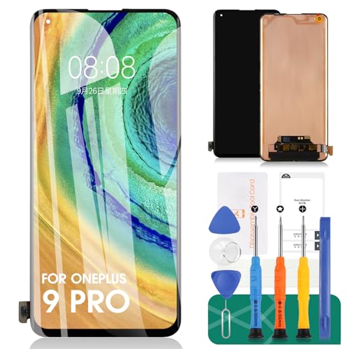 Original for OnePlus 9 Pro Screen Replacement for OnePlus 10 Pro LCD Display for OnePlus 11 LE2121 LE2125 LE2123 LE2120 LE2127 Digitizer Touch Screen Assembly Replacement Assembly Repair Parts