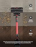 Ultenic Cordless Vacuum Cleaner, 550W/50Kpa, 60Mins Runtime, Stick Vacuum Cordless Rechargeable with 180°Bendable Wand, Anti-Tangle Brush, Vacuum Cleaners for Home/Pet Hair/Carpet/Floor U16