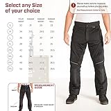 WICKED STOCK Mesh Motorcycle Pants-Motorcycle Pants with Armor -Adventure Motorcycle Pants-Riding Gear-Motocross Pants Black