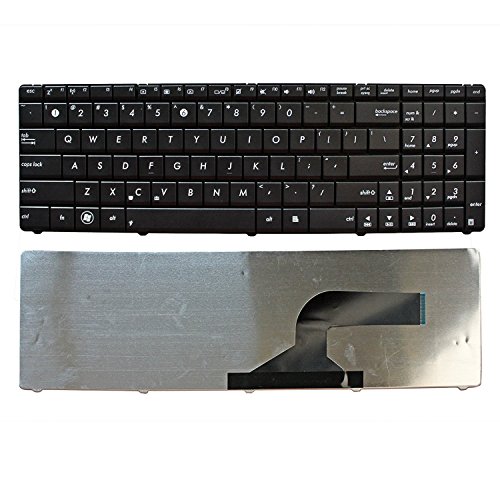 Laptop Keyboard Replacement for Asus PN: 0KN0-E02US01 04GNV32KUS00-1 V111462AS1 US 0KN0-E02US02 04GNV32KUS00-2 MP-09Q33US-528 MP-09Q33US-5282,US Layout Black Color
