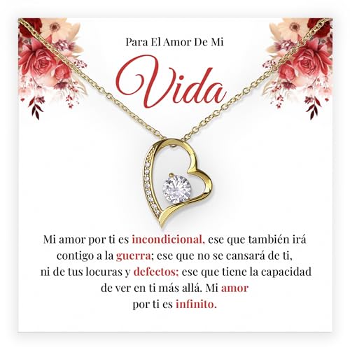 Para El Amor De Mi Vida, Collar De Corazón Para Siempre Alma Gemela Para Mujer, Regalos Para El Día De San Valentín, Aniversario, Navidad O Cumpleaños, De Marido/novio, Regalo Con Tarjeta De Mensaje