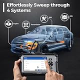 TOPDON AD500 OBD2 Scanner Car Code Reader Scan Tool, Engine ABS SRS Transmission Diagnostics Tool, FCA AutoAuth, CAN FD Protocol, Oil/Throttle/SAS/TPMS/BMS/EPB Reset Car Scanner, Free Upgrade for DIY