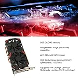 Sanpyl RX 580 Gaming Graphics Card, 8GB GDDR5 256 Bit Video Game Graphics Card, PCI Express 3.0x16, Computer GPU PC Video Cards with Dual Fan Cooling Fan, 3*DisplayPort, DVI