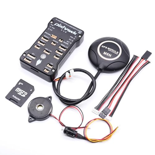 Zephis Pixhawk PX4 PIX 2.4.8 32 Bit Flight Controller 4G SD + M8N GPS +Saftey Button+ Buzzer - (Color: PIX M8N)