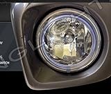 White LED Halo Angel Eye Fog Driving Lamps Kit Compatible With Honda GoldWing GL1800 GL 1800 Gold Wing