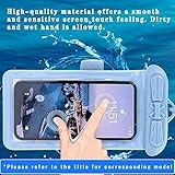 Puccy Case Cover, Compatible with Haier Elegance E9 Waterproof Pouch Dry Bag (Not Screen Protector Film) New Version Blue