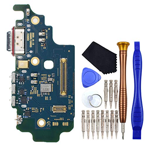 USB Type-C 2.0 USA Version Charger Port with Nano SIM Card and Microphone Replacement for Samsung Galaxy S21 Ultra 5G SM-G998D SM-G998U