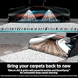 Shark EX201 CarpetXpert Upright Carpet, Area Rug & Upholstery Cleaner with StainStriker, Built-in Spot & Stain Cleaner, Perfect for Pets, Deep Cleaning & Tough Stain Removal, Carpet Shampooer, Cyan