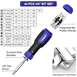 STREBITO Precision Screwdriver Set 191-Piece Multi-Bit Screwdriver 1/4 Inch Nut Driver Home Improvement Tool Electronic Repair Kit for Computer, iPhone, Laptop, PC, Cell Phone, PS4, Xbox, Nintendo