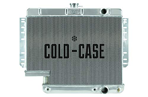 COLD - CASE RADIATORS 61-65 Impala with 500 Steering Box Radiator, Silver (CHI565A-5)