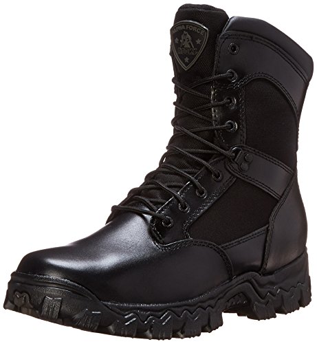 ROCKY Alpha Force Waterproof Public Service Boot, Black, Size 12(WI)