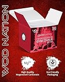 WOD Nation Gym Chalk Blocks - Bulk 2.5 LBS (20 x 2oz Blocks) Premium Sport Hand Chalk - Easy Grip, Moisture Absorbing, Athletic Block Gym Chalk for Gymnastics, Rock Climbing, Power Lifting, & More!