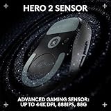 Logitech PRO X Superlight 2 DEX Wireless Gaming Mouse, Black | Lightweight, Hero 2 Sensor, 44k DPI, 5 Programmable Buttons, Lightspeed Wireless, Right Hand, PC/Mac | Signature Series Charging Dock