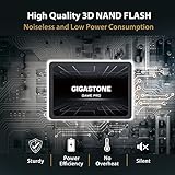 Gigastone SATA SSD 128GB (5-Pack) 2.5 inch SSD 510MB/s Upgrade Laptop PC Memory and Storage PS4 HDD Replacement 2.5" Internal Solid State Hard Drives SATA III SLC Cache 3D NAND Game Pro Performance