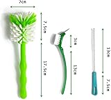 Generic Robust Bowl Pot Blade Knife Cleaning Brush Washing Cleaner for Thermomix TM31 TM5 TM6 TM21 Food Mixer Processor (Three-Piece Set)