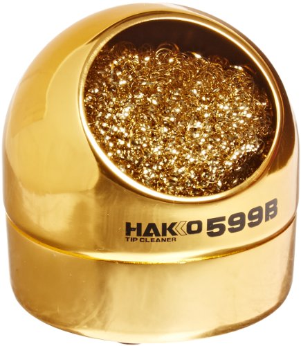 Hakko 599B-02 Solder Tip Cleaning Wire and Holder, 1 PACK