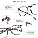 LifeArt Bifocal Reading Glasses, Transition Photochromic Dark Grey Sunglasses, Oval Frame, Computer Reading Glasses, Anti Glare (Floral, +0.00/+2.50 Magnification)