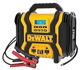 DEWALT DXAEPS14-Type2 2000 Peak Battery Amp 12V Automotive Battery Booster Jump Starter/Power Station with 120 PSI Compressor, 500W AC Power Inverter, and 15W USBa & 25W USB Ports