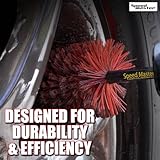 Speed Master Wheel Brush | Memory Foam Bristles | Safe on All Wheel Types | Clean Your Wheels with Ease!