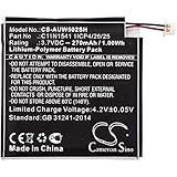 Vsdampj 270mAh/3.7V Battery Compatible with Asus WI502QF, ZenWatch 2, fit P/N: 0B200-01760100, C11N1541 1ICP4/26/25