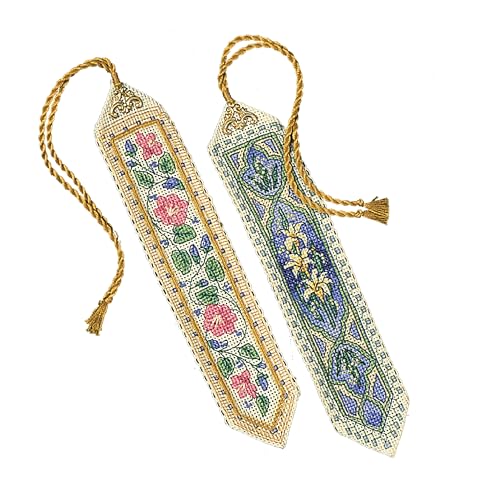 Dimensions Gold Collection Counted Cross Stitch Bookmark Craft Kit, 2 pc