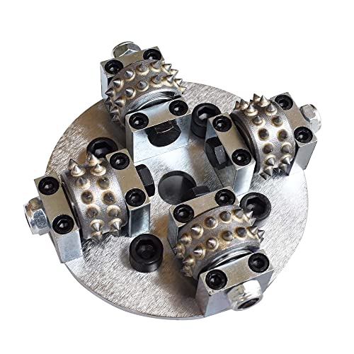 ACTINTOOL 6 inch double layer plates bush hammer tool for angle grinder (Arbor: M14 Threaded)