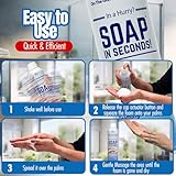 Rock Doctor Foaming Hand Soap In Seconds, 3 Pack, Spray Bottle Dispenser, Fresh Scent, No Rinse Alcohol Free Sanitizer, Gentle on Soft Skin, Home, Work, and School