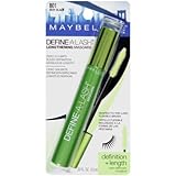 Maybelline New York Define-A-Lash Lengthening Washable Mascara, Very Black. For Washable Definition and Shape in Longer-looking Lashes, 0.22 Fluid Ounce (Pack of 2)