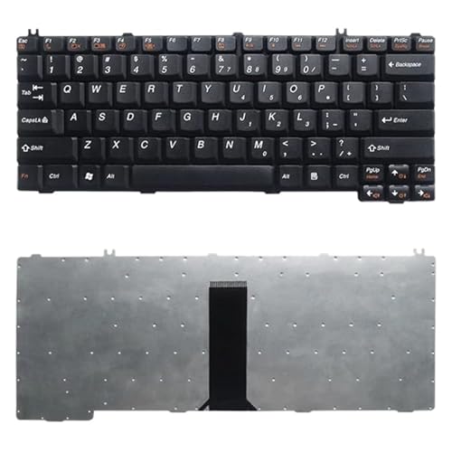 Yuchao Replacement Keyboards US Version Keyboard for Lenovo 3000 C100 C200 F31 F41 G420 G430 G450 G530 A4R N100 N200 Y430 C460 C466 C510 42T3403 Computer Accessories
