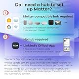 Linkind Matter Smart Light Bulb, Smart Bulbs Work with Apple Home/Siri/Alexa/Google Home/SmartThings, LED RGBTW Color Changing Bulbs Music Sync, Smart Home, A19 E26 60W 800LM, 2.4Ghz WiFi Only, 4 Pack