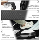 Aochinmoto Upgraded Carbon Fiber wrap,car Door Protector Edge Guards,car Vinyl wrap,Vinyl Automotive Protection Film,Anti-Collision Fits for car Truck SUV Motorcycle (2.7In x 33Ft)