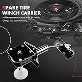 A-Premium Spare Tire Wheel Winch Carrier Hoist Compatible with Dodge Ram 1500 2009-2010 Ram 1500 2011-2018 1500 Classic 2019 925-510