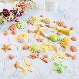 4PCS Marine Theme Fondant Silicone Mold Seaweed Sea Fish Crab Coral Conch Sea Shells Shape DIY Handmade Baking Tools