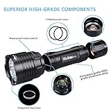 Wurkkos DL30 Dive Light Scuba Diving - Dive Flashlight Super Bright Max 3600 Lumen with 5000K 90CRI 100m Underwater Flashlight for Diving IPX-8 Waterproof Submersible Flashlight with USB Charger