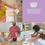 Recipe Card Set for Healthy Kids 1-8 Year Old, Educational and Healthy Cooking Activity for Toddlers, Montessori Design Gift for Boys Girls Age 2-4 3-5