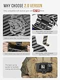 OneTigris MOLLE Phone Holder Version 2.0, Plate Carrier Accessories Tactical Vest Phone Holder Phone Chest Mount for Cellphone Screen Size 4.7"-6.8"