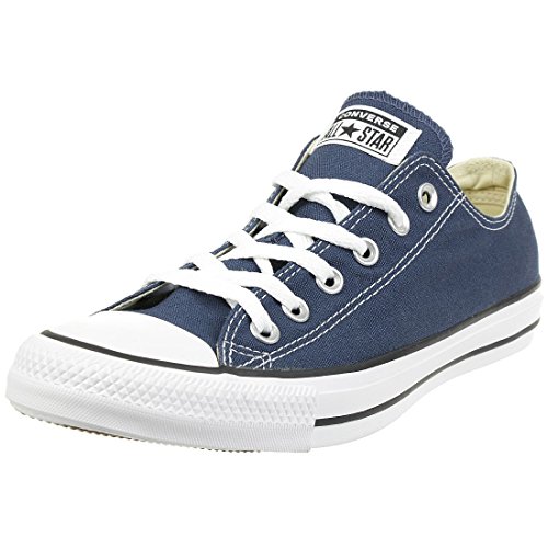 Converse Chuck Taylor All Star Canvas Low Top Sneaker, Navy ,9 US Men/11 US Women