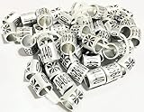 60pcs 2mm to 16mm Customized Birds Rings Pigeon Leg Bands Aluminium Printing Letters Year Numbers Metal Mark Name Personal (Green)