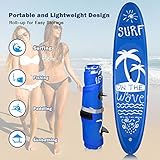 Goplus 9.8'/10'/11' Inflatable Stand Up Paddle Board, 6.5” Thick SUP with Premium Accessories and Carry Bag, Wide Stance, Bottom Fin for Paddling, Surf Control, Non-Slip Deck, for Youth and Adult