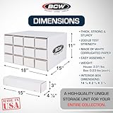 BCW Card House Storage Unit with 12-800 CT Boxes | Trading Card Organizer for Collectible Card Games | Card Catalogue for Sports Cards, Pokémon, Magic The Gathering | Holds up to 9600 Cards