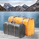 2-Colored Vintage Style Luggage Suitcase/Trunk, Set of 2