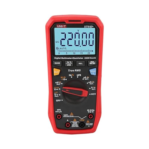 UNI-T UT61E+ UT61B+ UT61D+ Digital Multimeter 1000V True RMS C/DC Voltage Current Resistance Capacitance Tester(UT61E+)